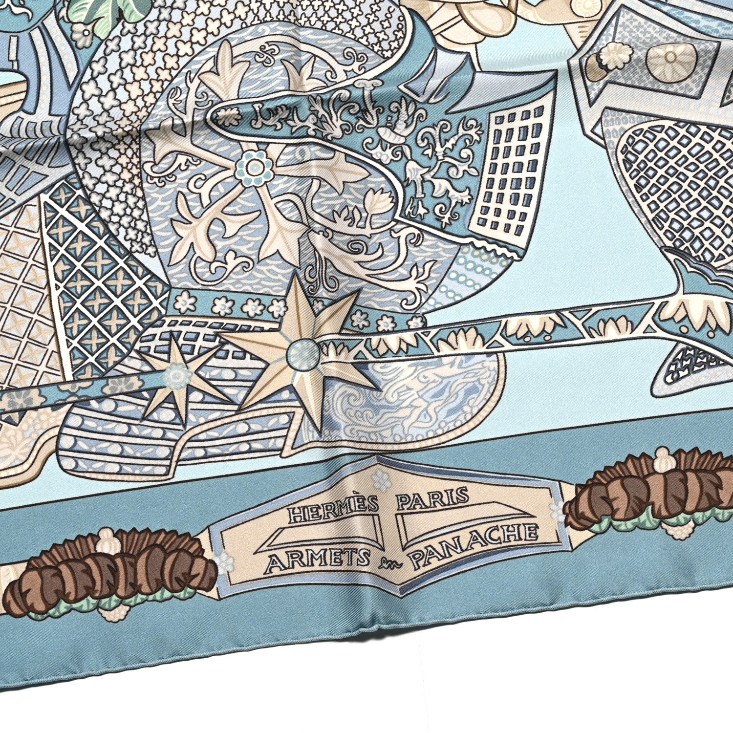 Hermes Silk Armets Panache Scarf 90 5 of 5