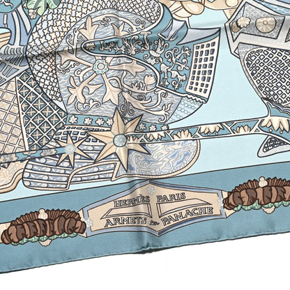 Hermes Silk Armets Panache Scarf 90 5 of 5