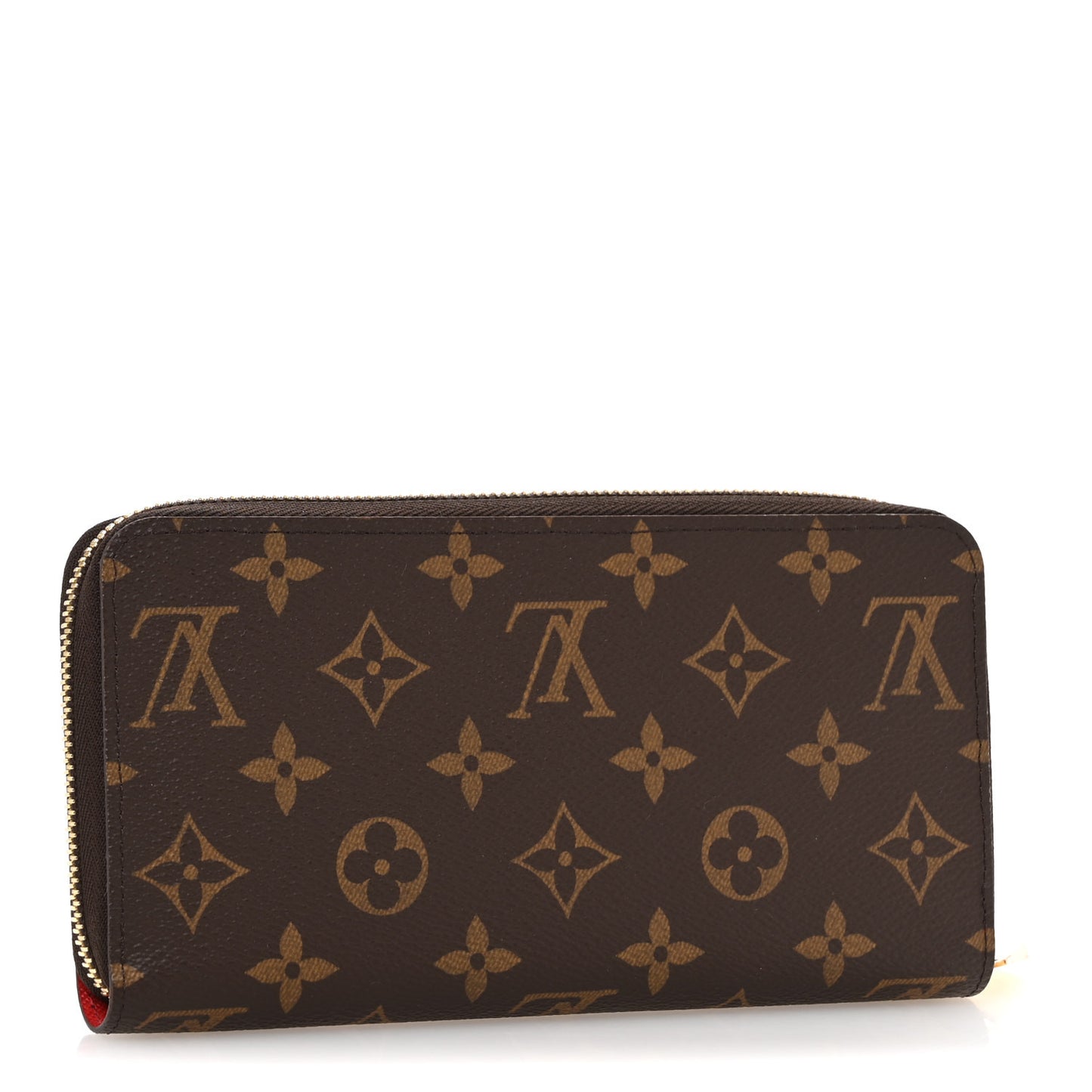 Monogram Zippy Wallet Coquelicot