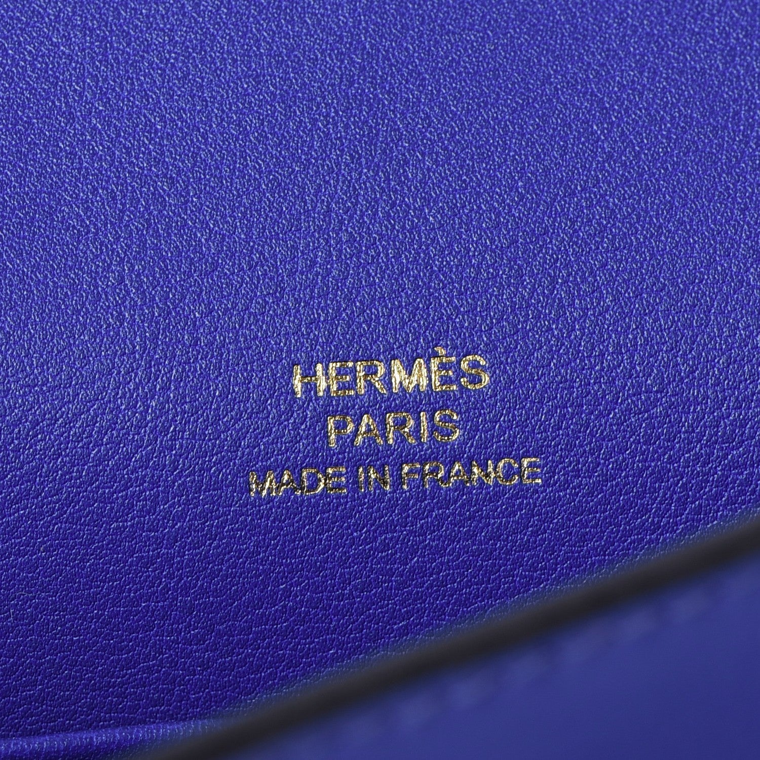 Hermes Swift Kelly Pochette Clutch Bleu Electrique 14 of 26