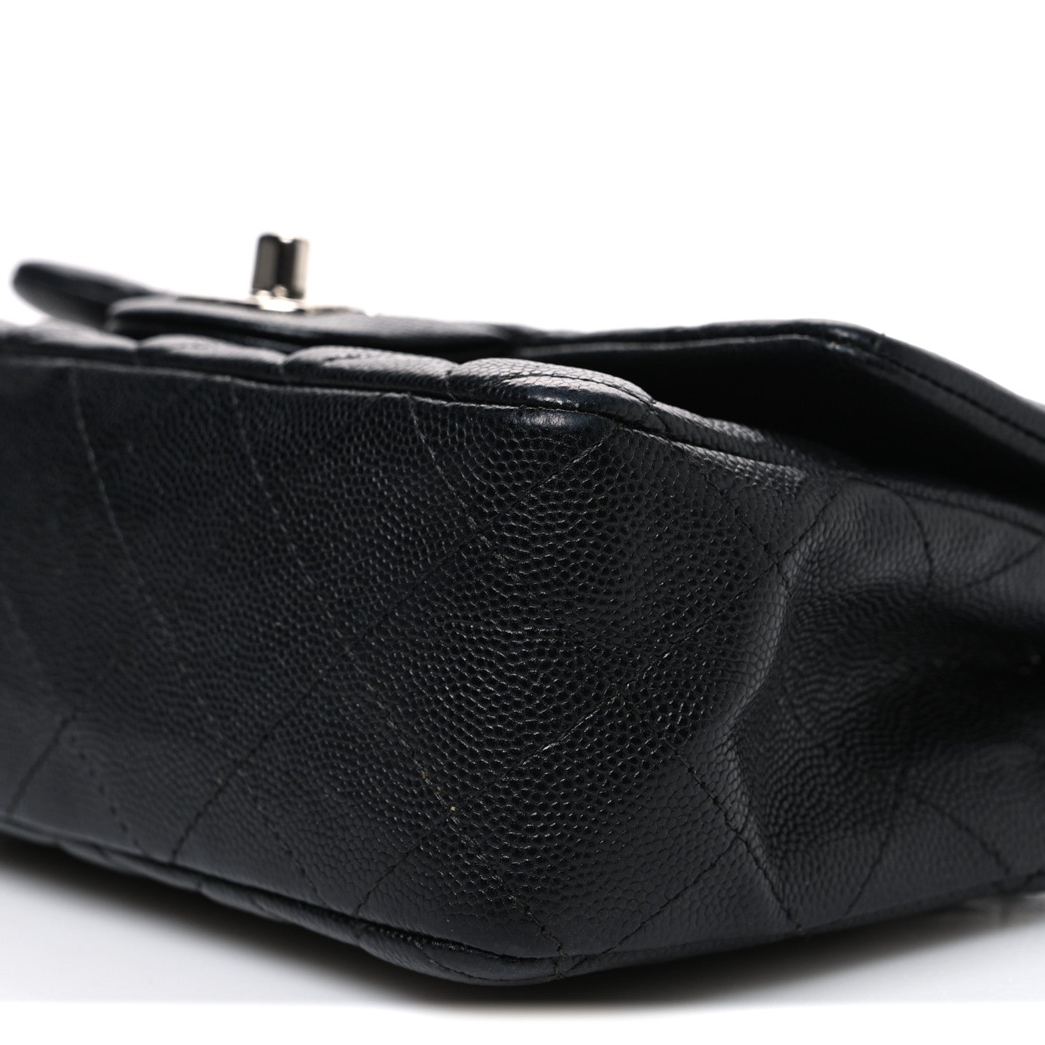 Chanel Caviar Quilted Mini Rectangular Flap Black 10 of 12