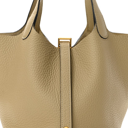 Hermes Taurillon Clemence Picotin Lock 18 PM Trench 8 of 11