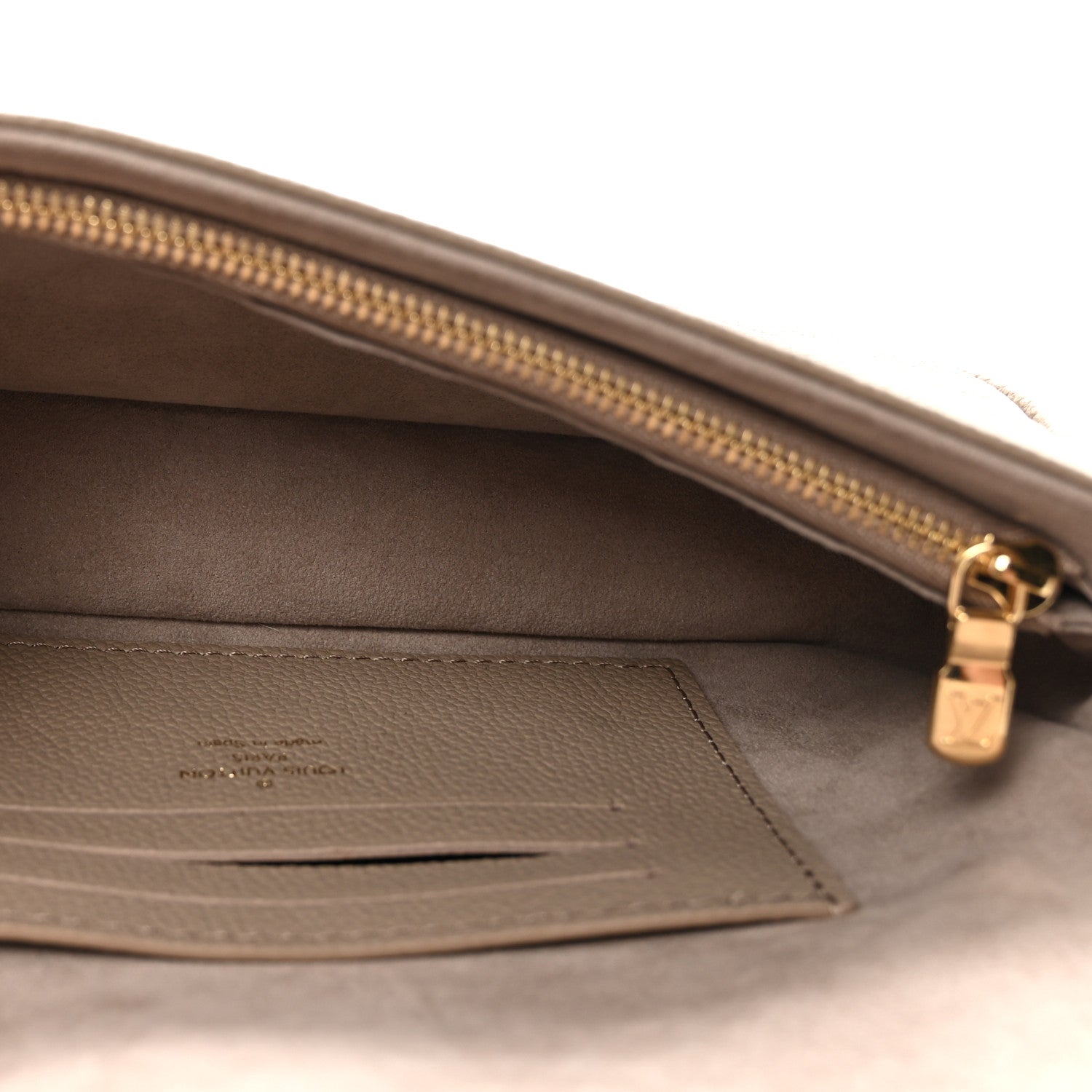 Louis Vuitton Empreinte Monogram Giant Ivy Wallet On Chain Tourterelle Creme 5 of 9