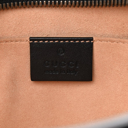 Gucci Calfskin Matelasse Small GG Marmont Chain Shoulder Bag Black 6 of 10