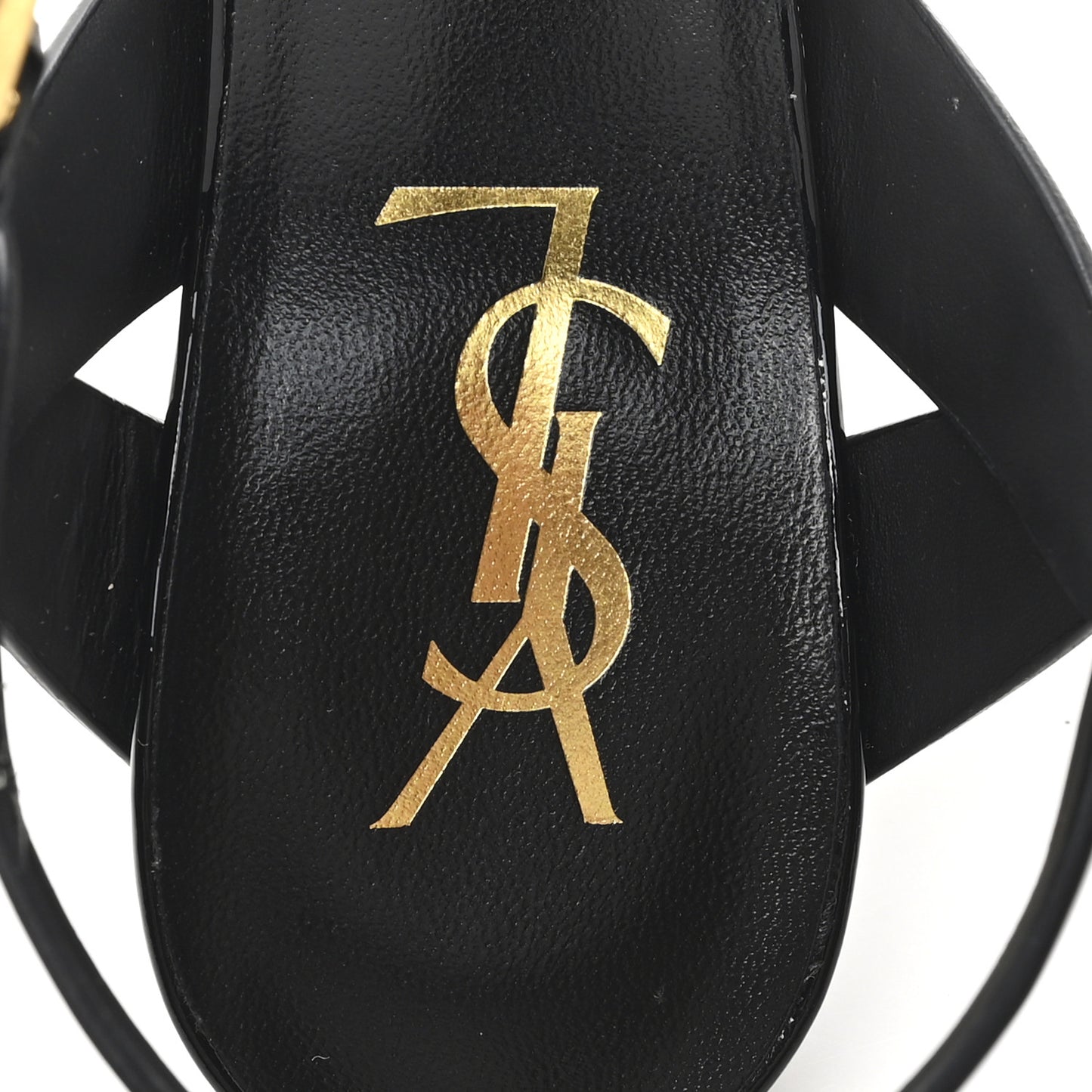 Patent Tribute 75 Platform Sandals 38.5 Black