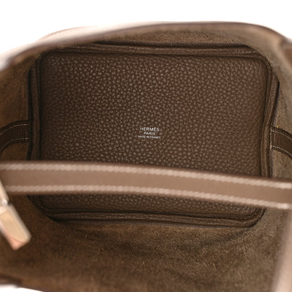 Hermes Taurillon Clemence Picotin Lock 18 PM Etoupe 5 of 10