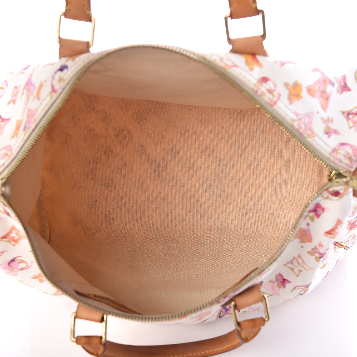 Louis Vuitton Watercolor Aquarelle Speedy 35 White 5 of 15
