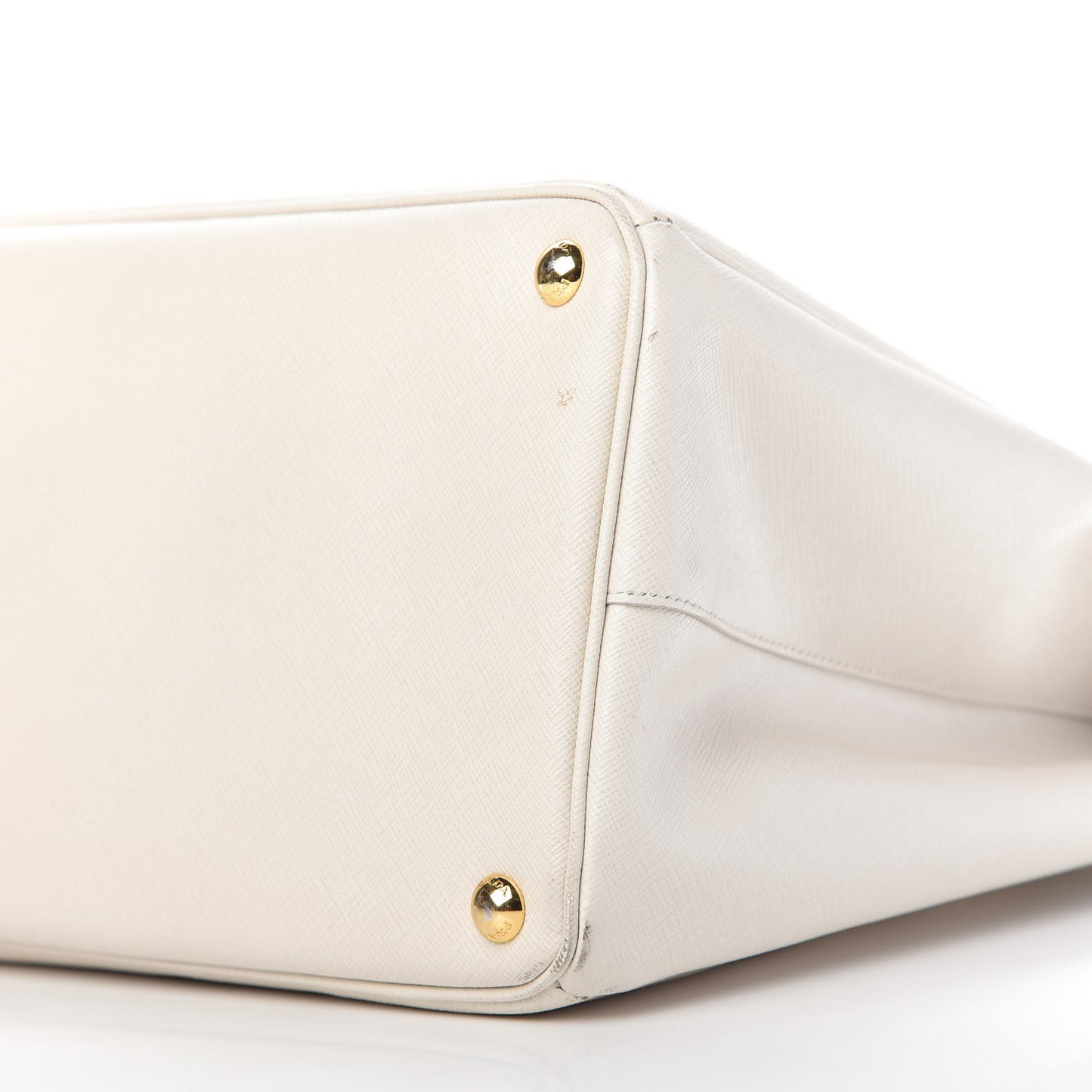 Saffiano Lux Extra Large Galleria Double Zip Tote Talco