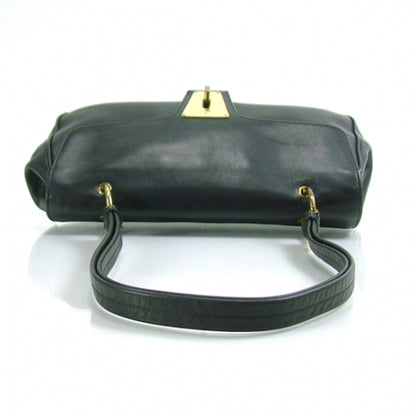 Gucci Leather Flap Shoulder Bag Black 4 of 10