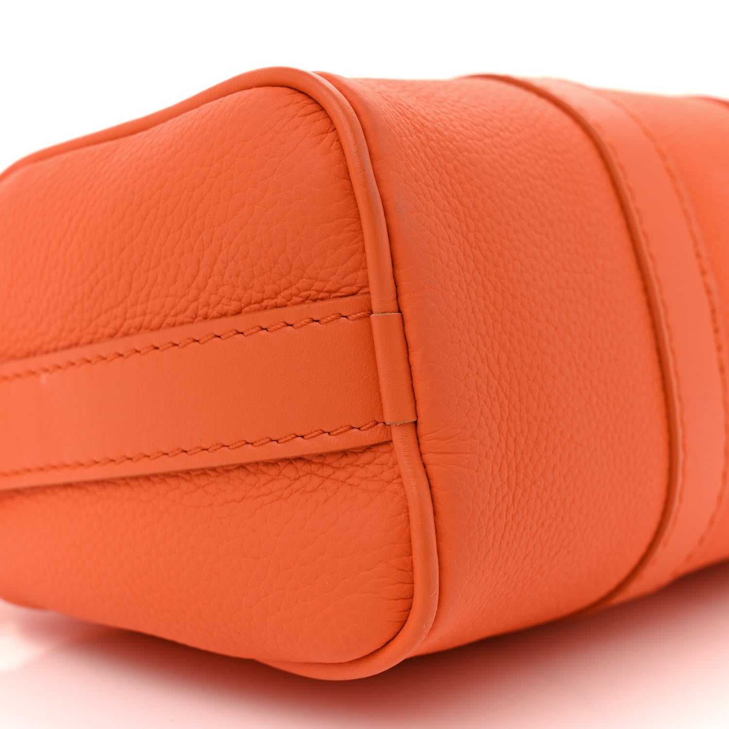 Louis Vuitton Grained Calfskin Aerogram Keepall XS Orange 8 of 13