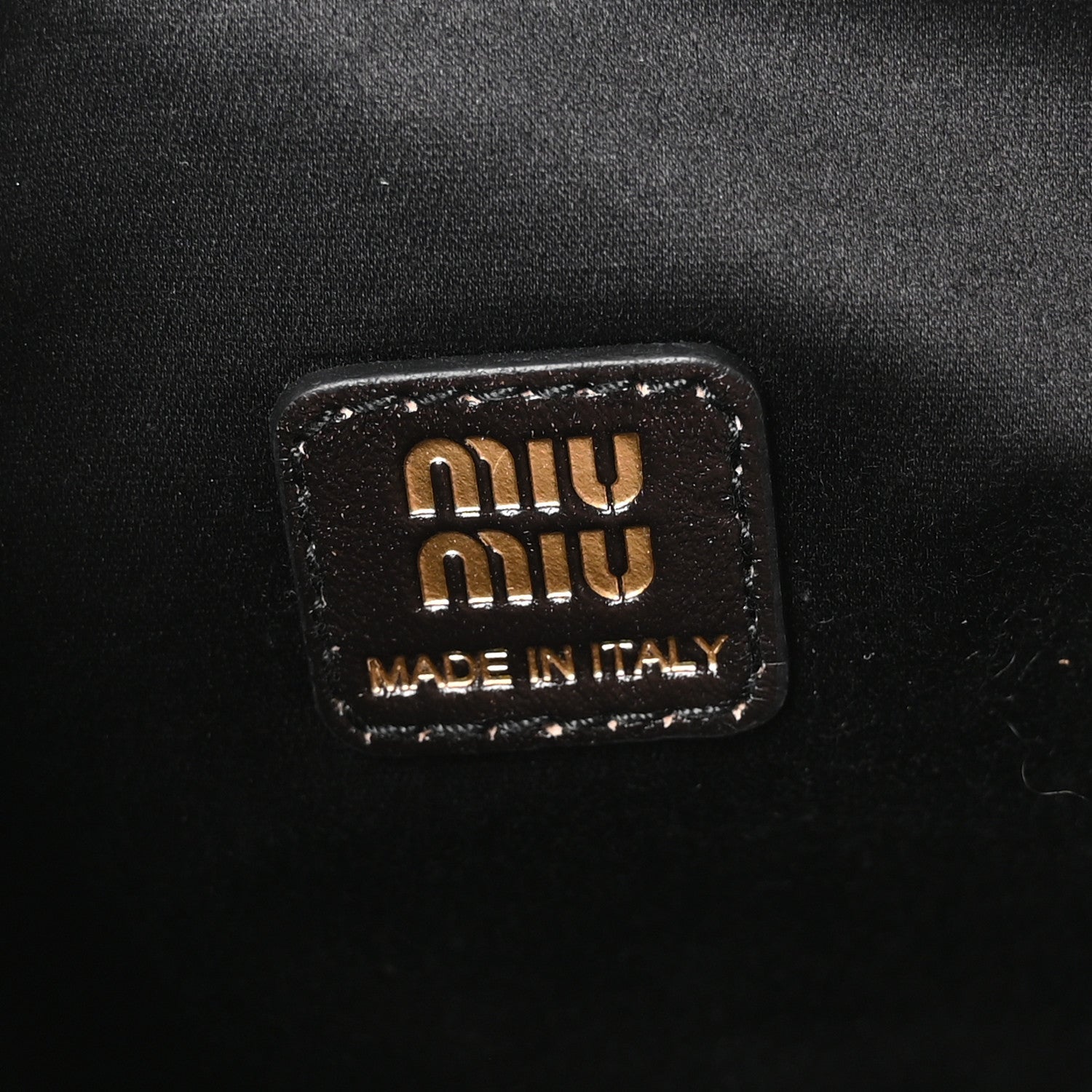 Miu Miu Nappa Old Pouch Bag Caffe Verde 6 of 9
