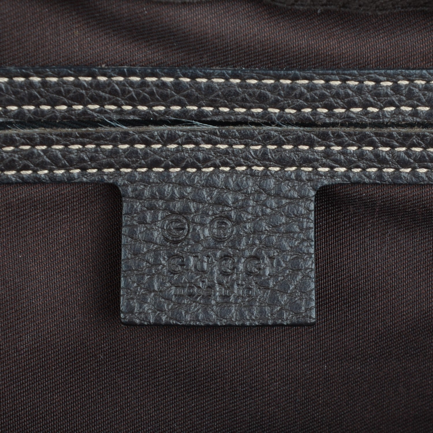 Gucci Crystal Monogram Medium Joy Boston Dark Brown 6 of 7