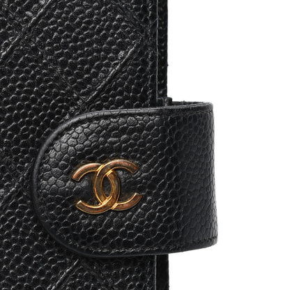 Chanel Caviar Stitched Agenda Cover Black 5 of 6