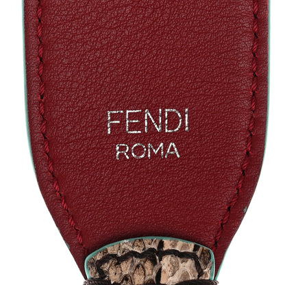 Fendi Shiny Snakeskin Vitello Dolce Strap You Cipria Ribes 3 of 5