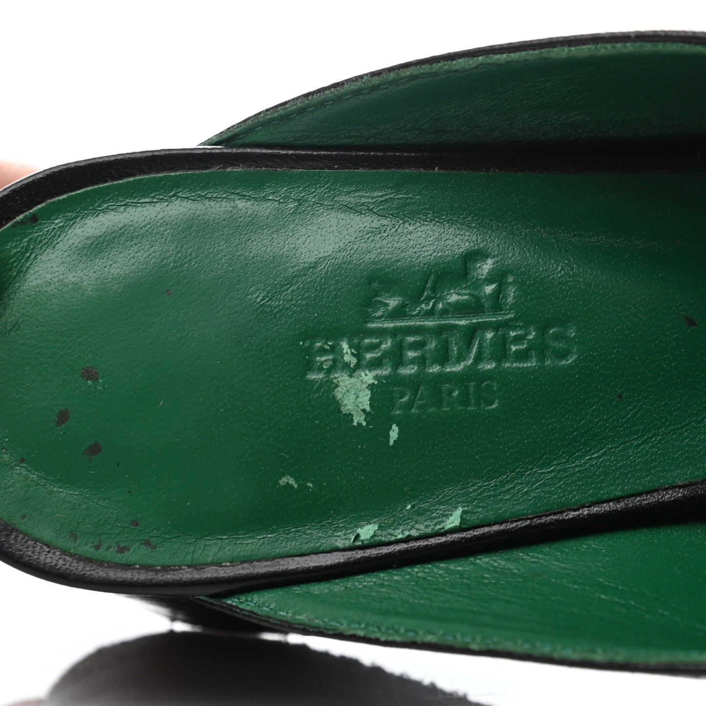 Goatskin Paradis Mules 36 Black