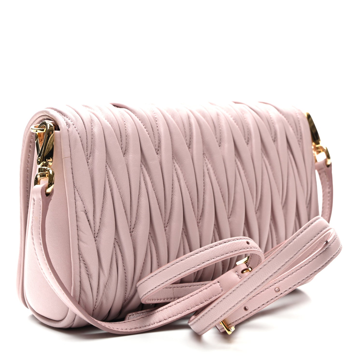 Miu Miu Nappa Matelasse Crossbody Mughetto 3 of 9