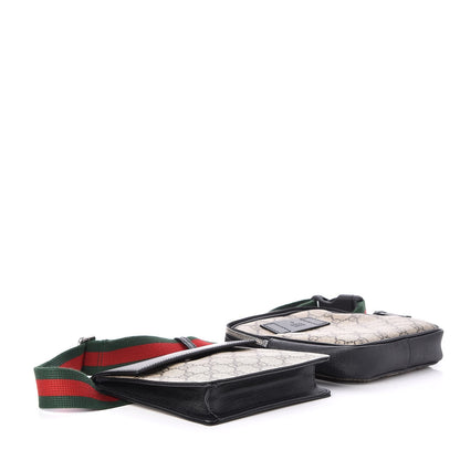 Gucci GG Supreme Monogram Web Belt Bag Black 4 of 8