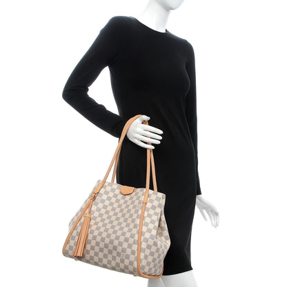 Louis Vuitton Damier Azur Propriano Rose Ballerine 2 of 7