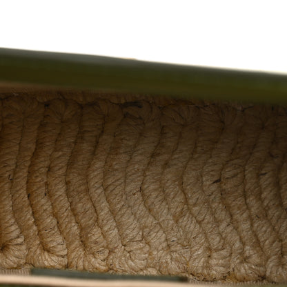 Jacquemus Smooth Calfskin Raffia Le Chiquito Moyen Corado Khaki 5 of 12