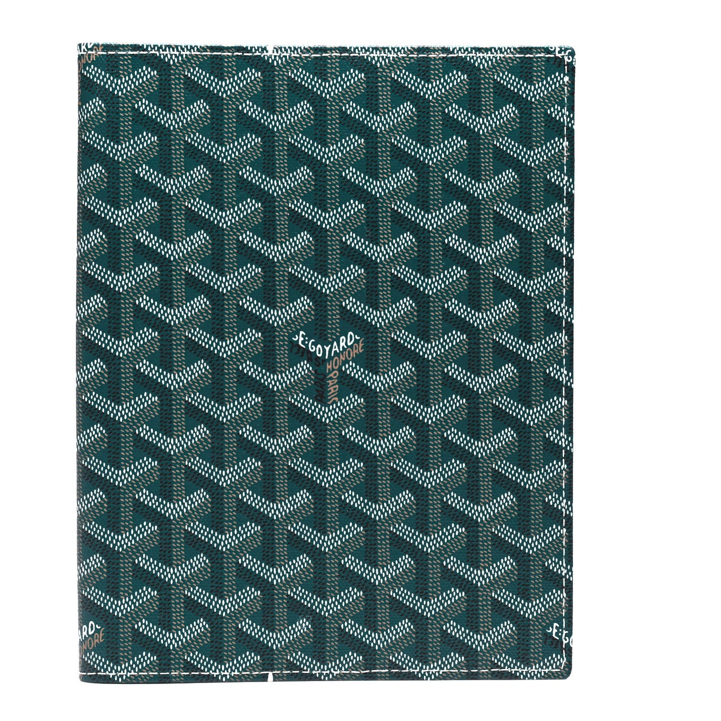 Goyardine Agenda Cover Green