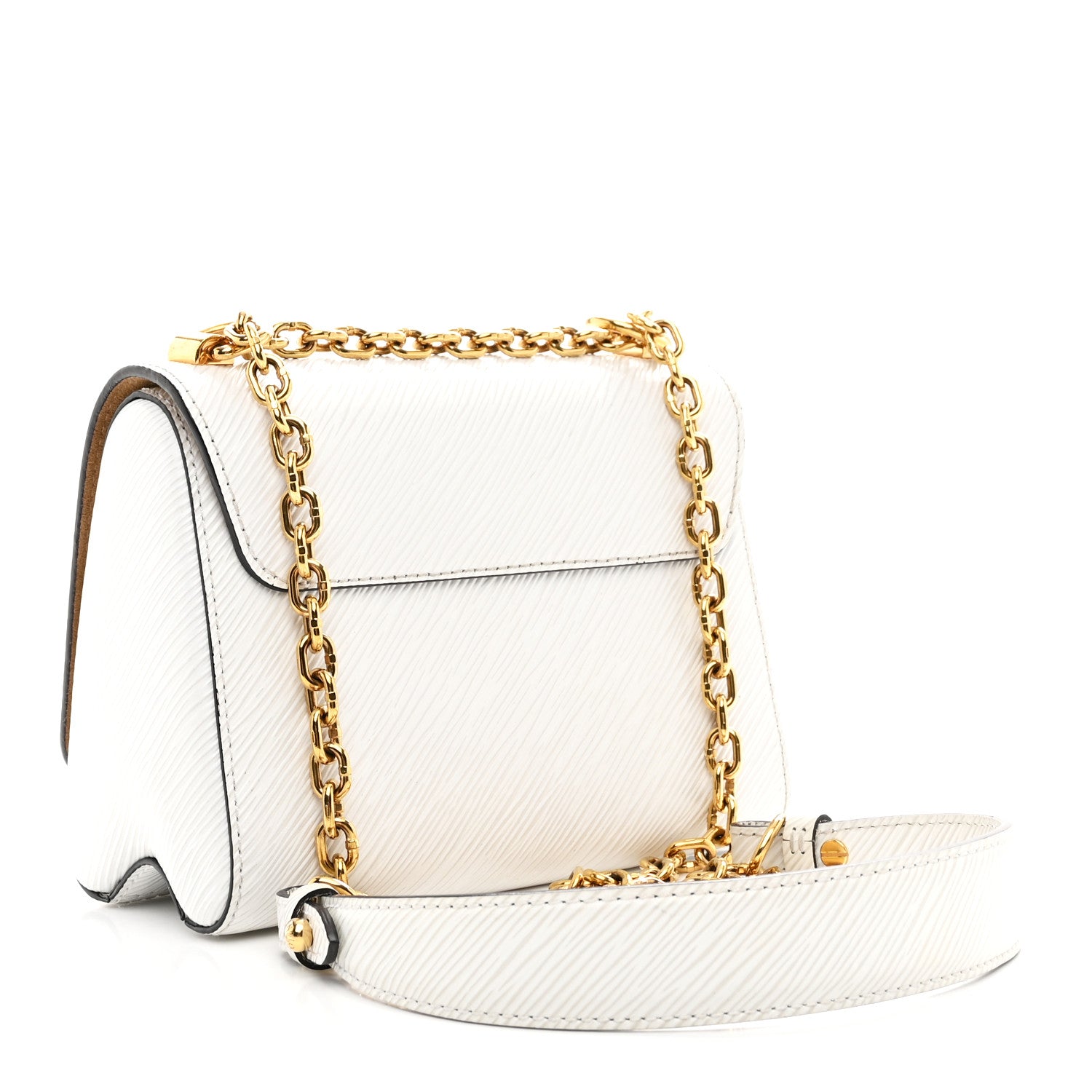 Louis Vuitton Epi Twist Shoulder Bag PM White 3 of 11