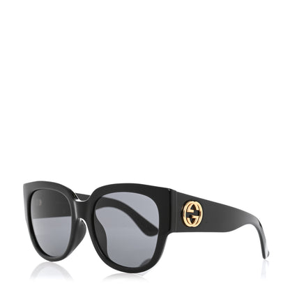Gucci Acetate Square Frame Sunglasses GG0142SA Black 1 of 8