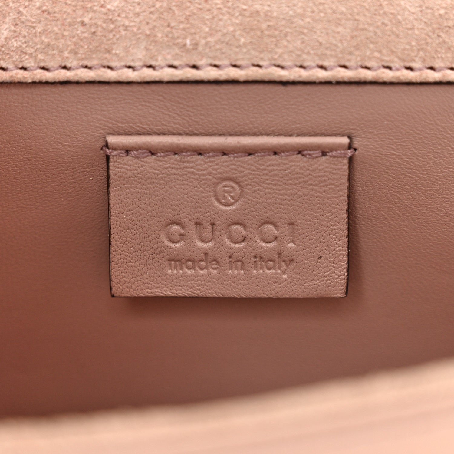 Gucci Patent Microguccissima Small Broadway Clutch Dark Cipria 6 of 12