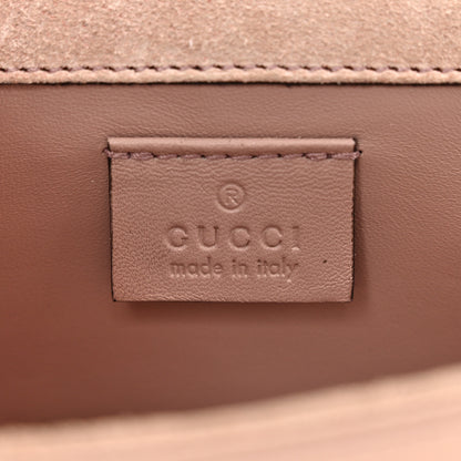 Gucci Patent Microguccissima Small Broadway Clutch Dark Cipria 6 of 12