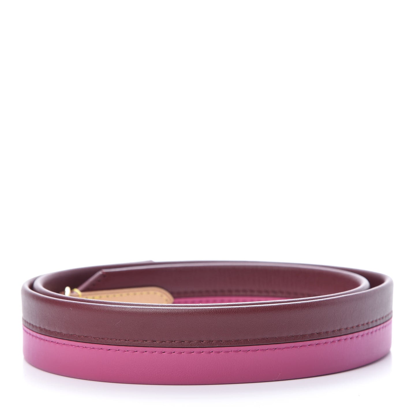 Calfskin Cluny BB Shoulder Strap Bordeaux Fuchsia