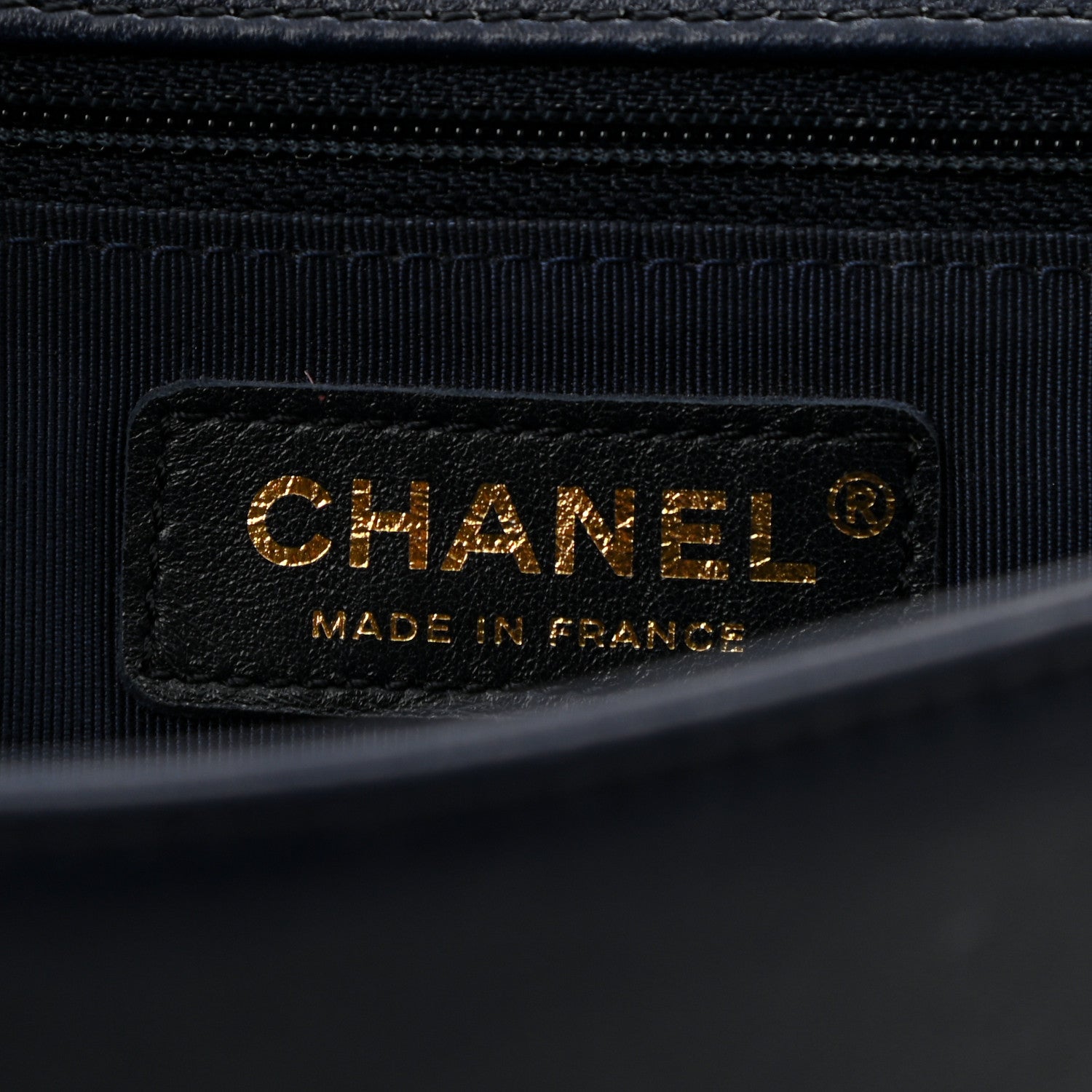 Chanel Lambskin Quilted New Medium Boy Flap Navy 6 of 10