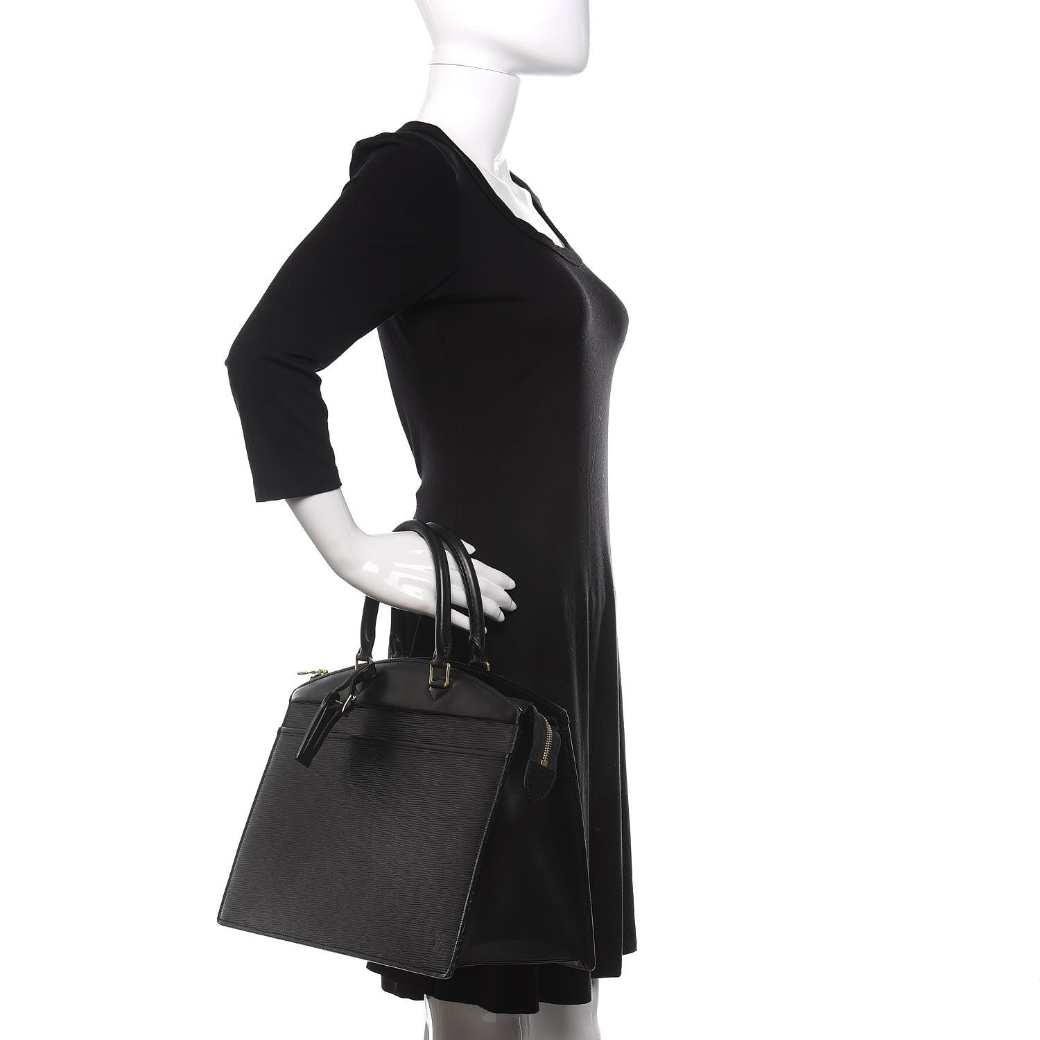Louis Vuitton Epi Riviera Black 2 of 12