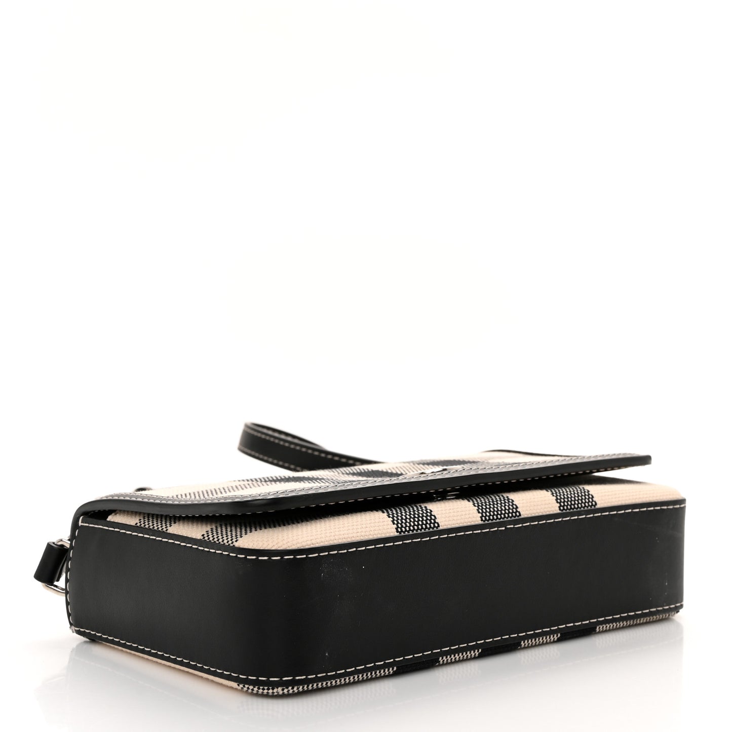 E-Canvas Vintage Check Hampshire Crossbody Black