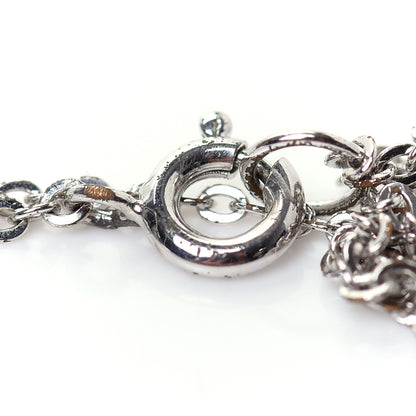Christian Dior Metal Logo Necklace Silver 6 of 6