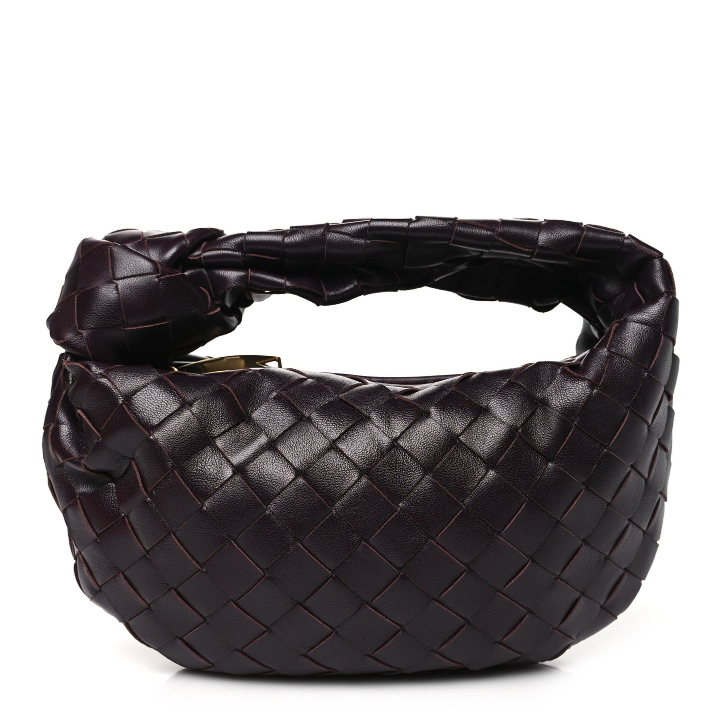 Nappa Intrecciato Mini Jodie Grape
