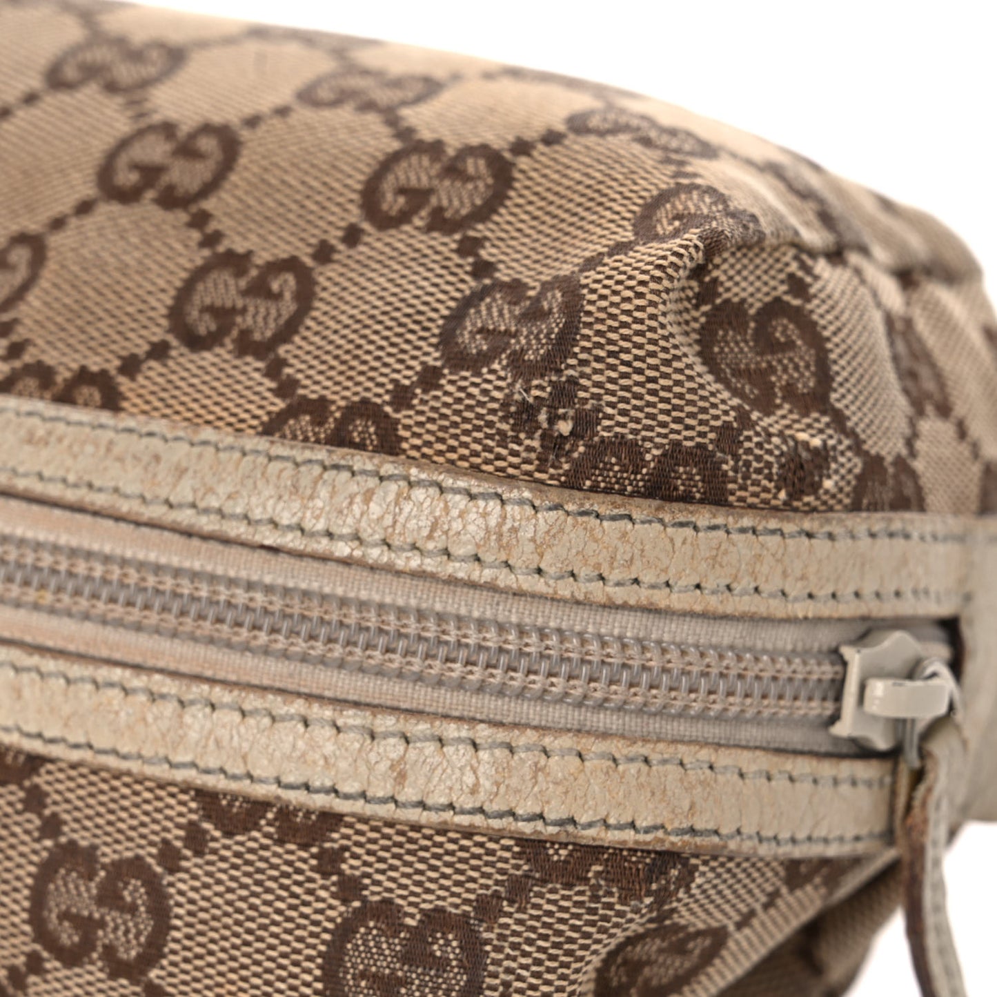 Monogram Large Cosmetic Case White