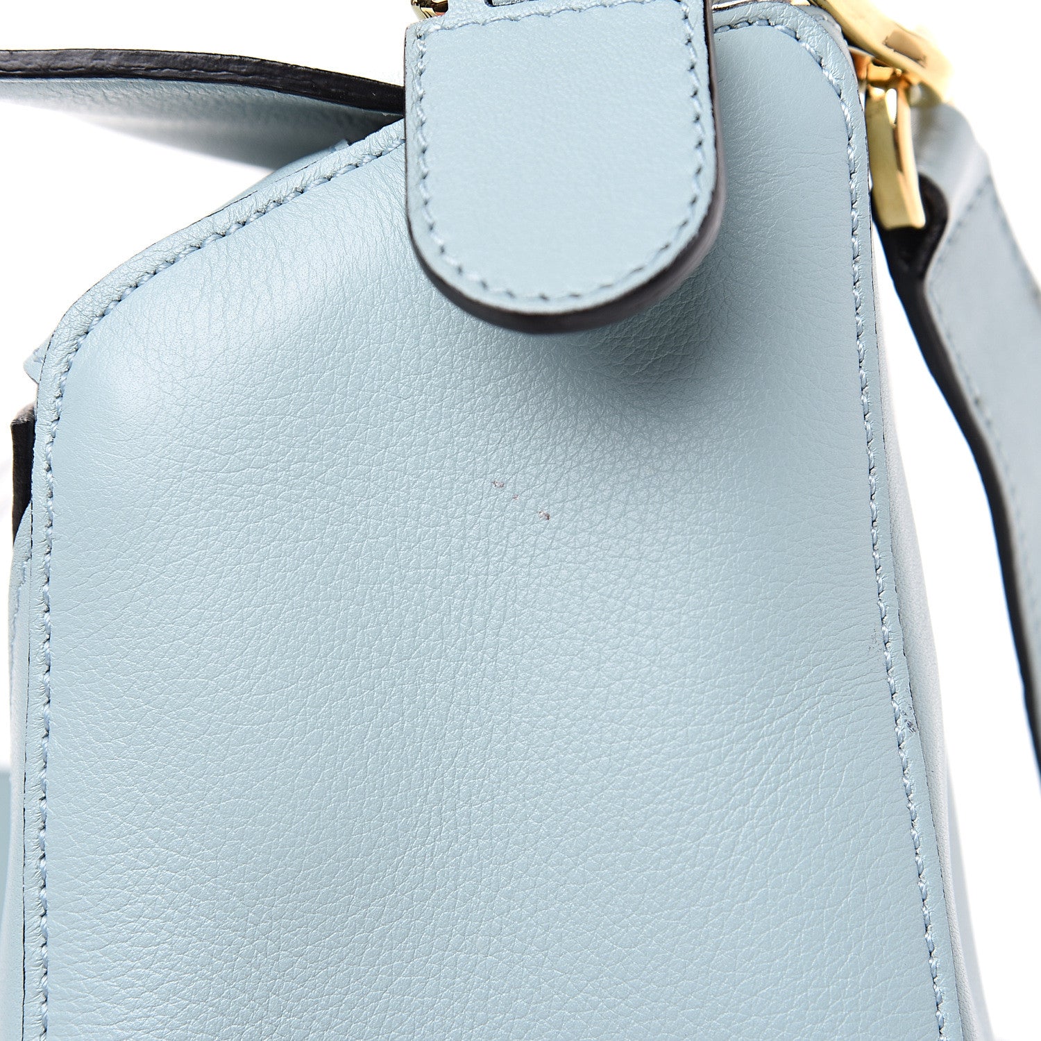 Loewe Calfskin Small Puzzle Bag Aqua 12 of 12