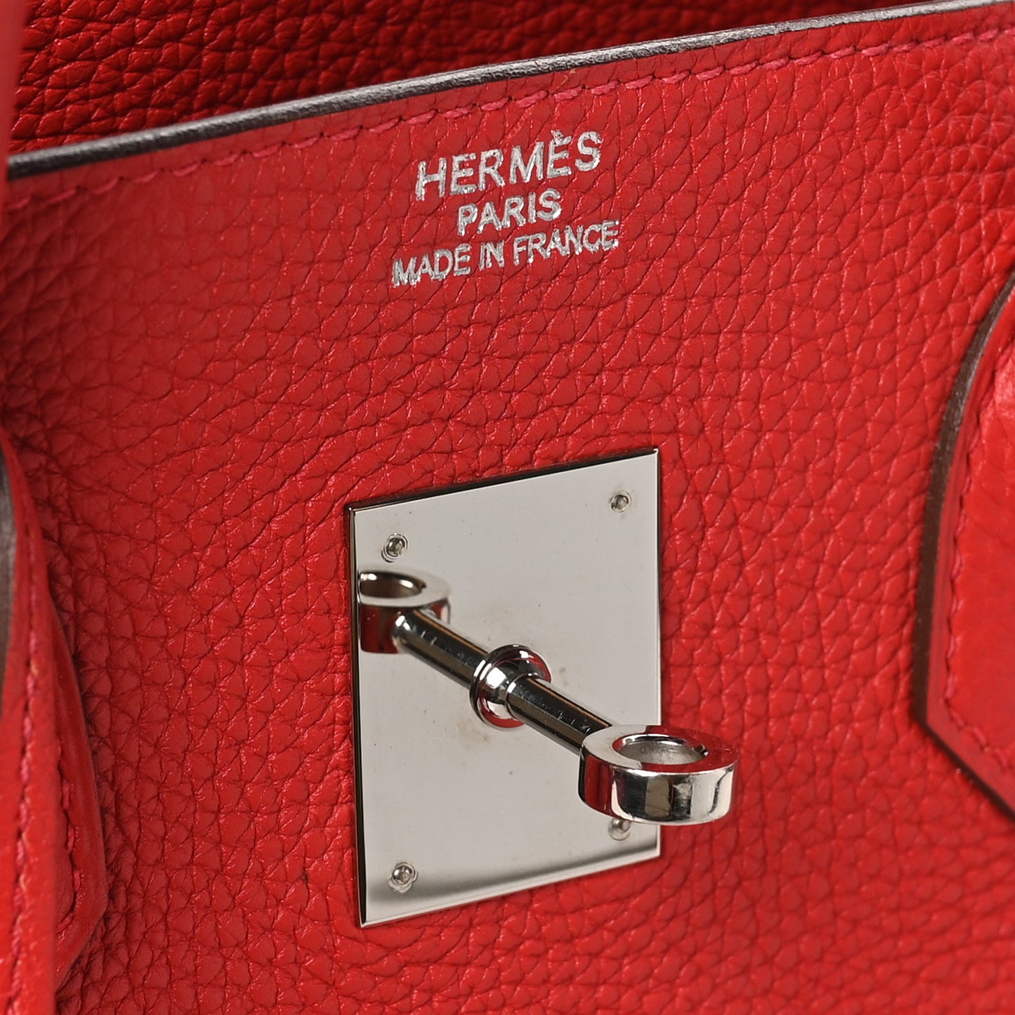 Togo Birkin 35 Rouge Casaque