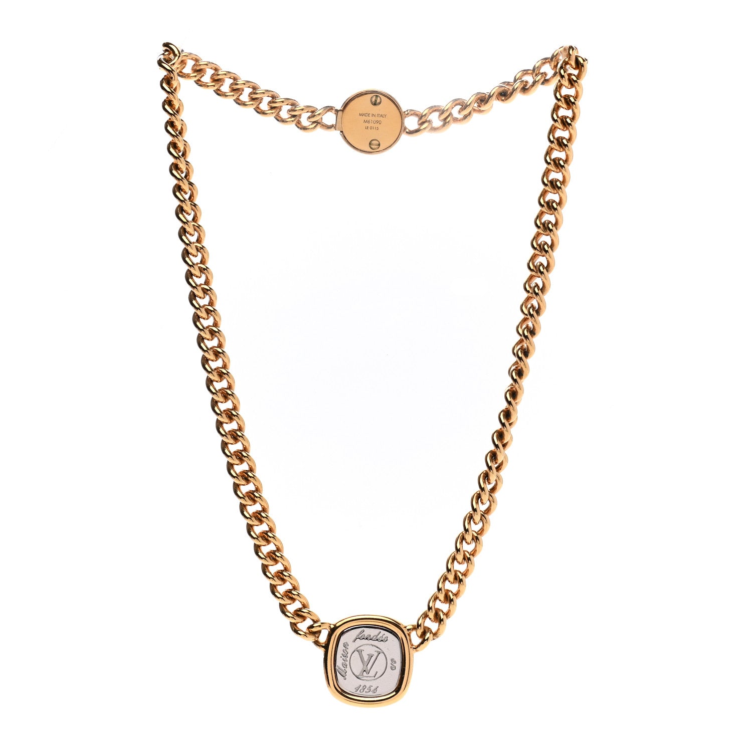 Louis Vuitton LV ID Chain Necklace 3 of 8