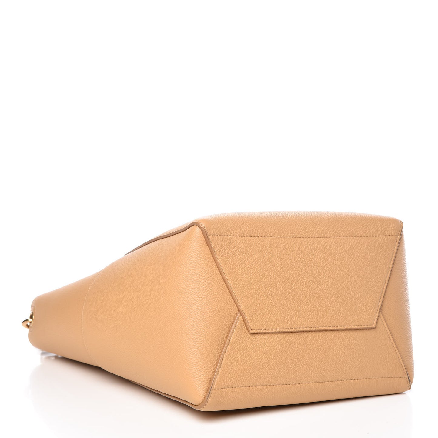 Soft Grained Calfskin Sangle Bucket Bag Cumin