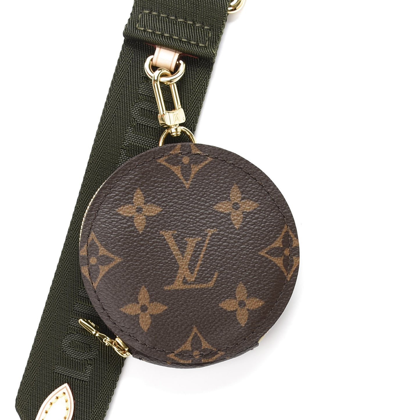 Monogram Multi Pochette Accessories Bandouliere Shoulder Strap Kaki