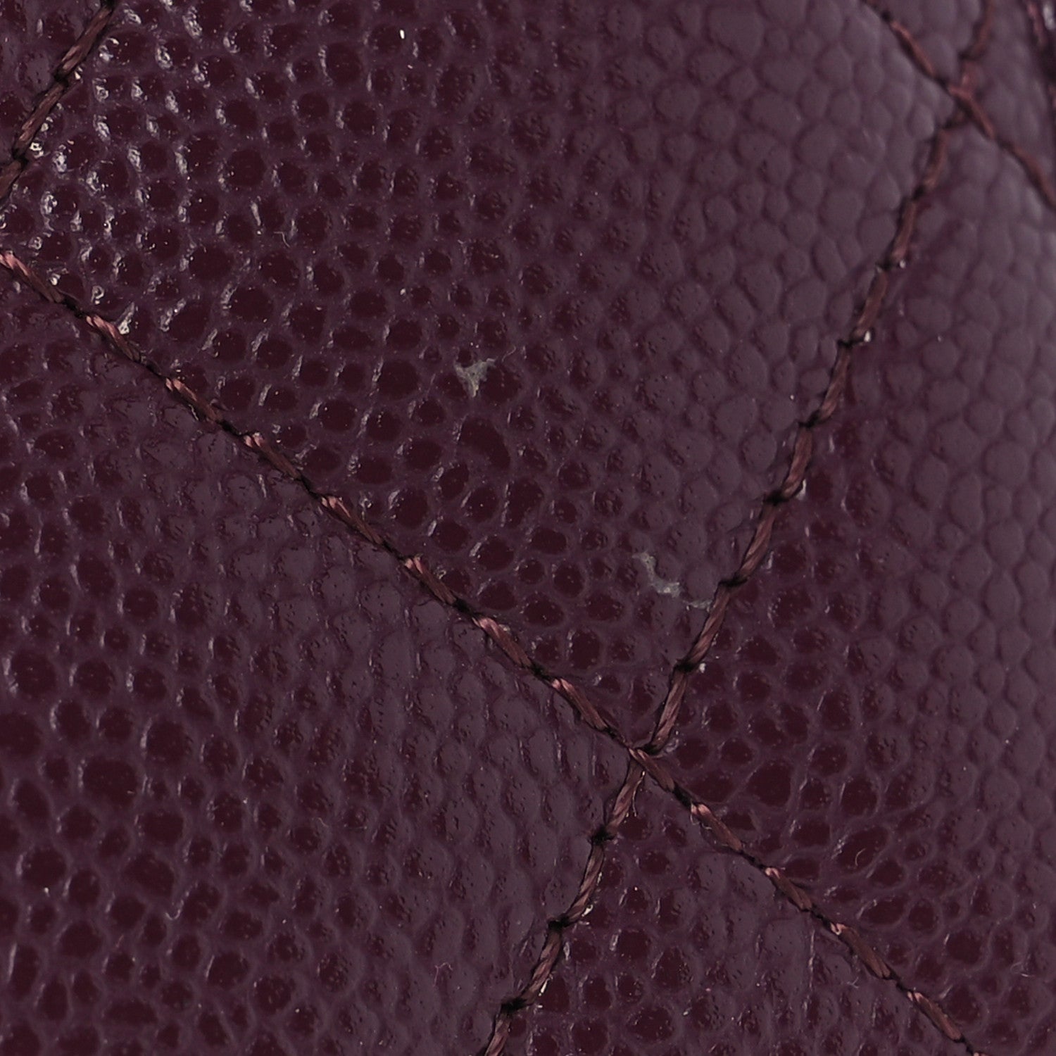 Chanel Caviar Quilted Card Holder Burgundy 10 of 11