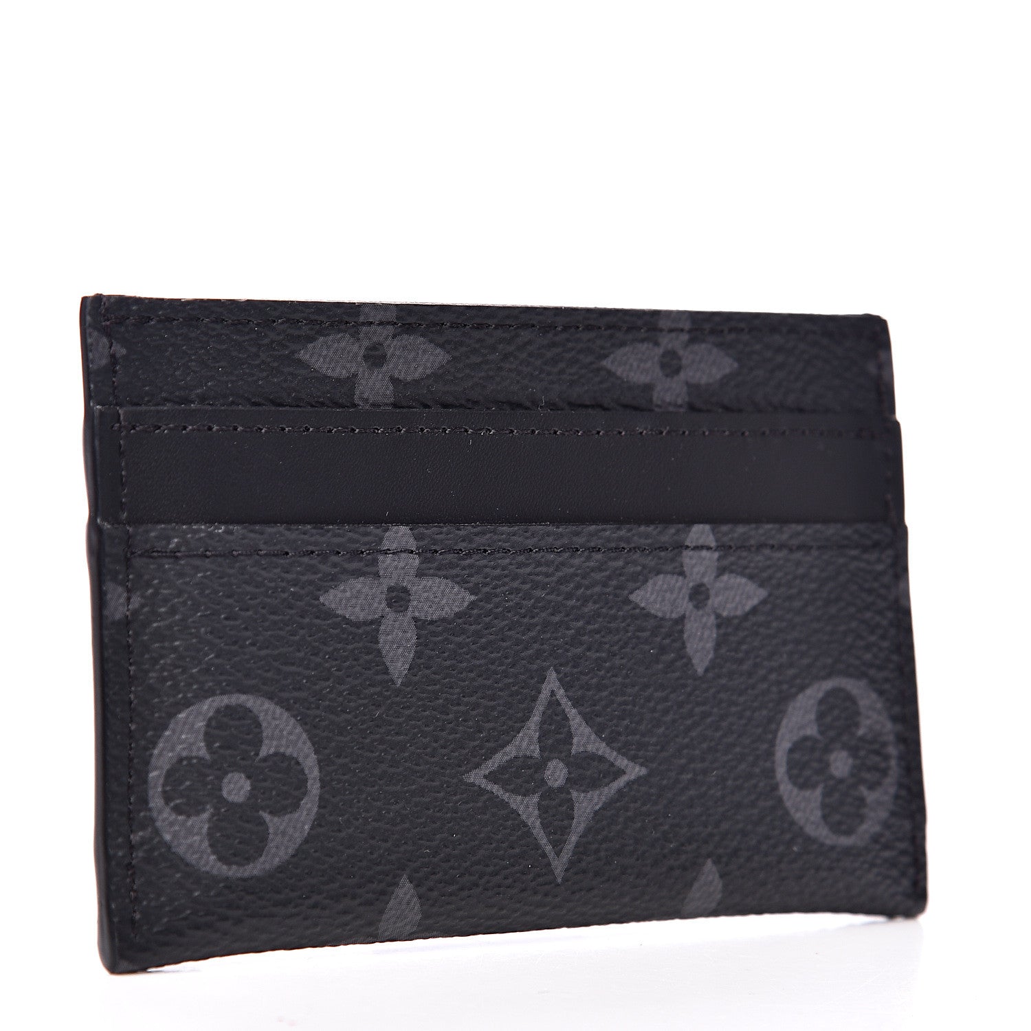 Louis Vuitton Monogram Eclipse Porte-Cartes Double Card Holder 2 of 6