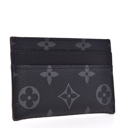 Louis Vuitton Monogram Eclipse Porte-Cartes Double Card Holder 2 of 6