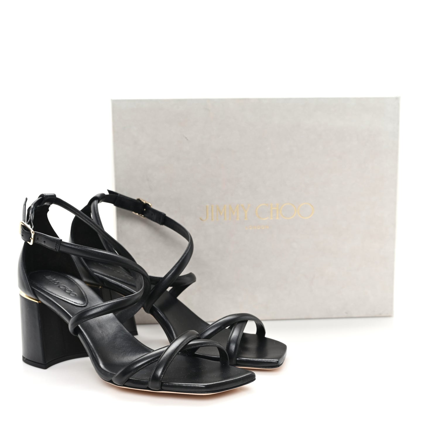Nappa Rheea 65 Sandals 39 Black