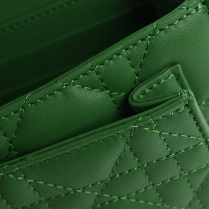 Christian Dior Lambskin Cannage My Dior Daily Chain Pouch Jade Green 13 of 14
