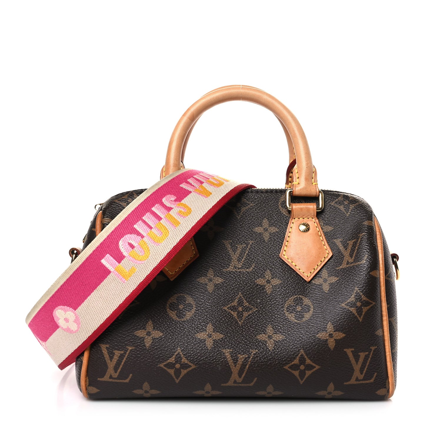 Monogram Speedy Bandouliere 20 Fuchsia