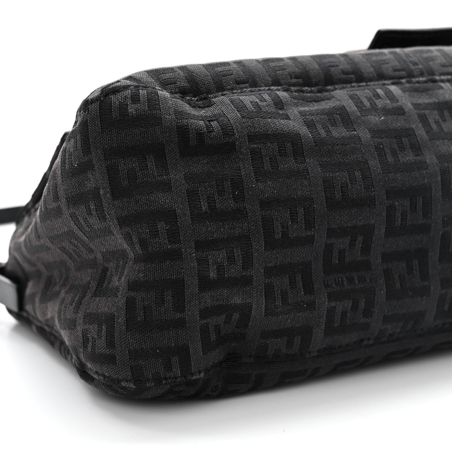 Fendi Zucchino Baguette Black 8 of 11