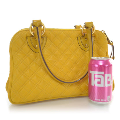 Marc Jacobs Leather Quilted Blake Mango 3 of 8