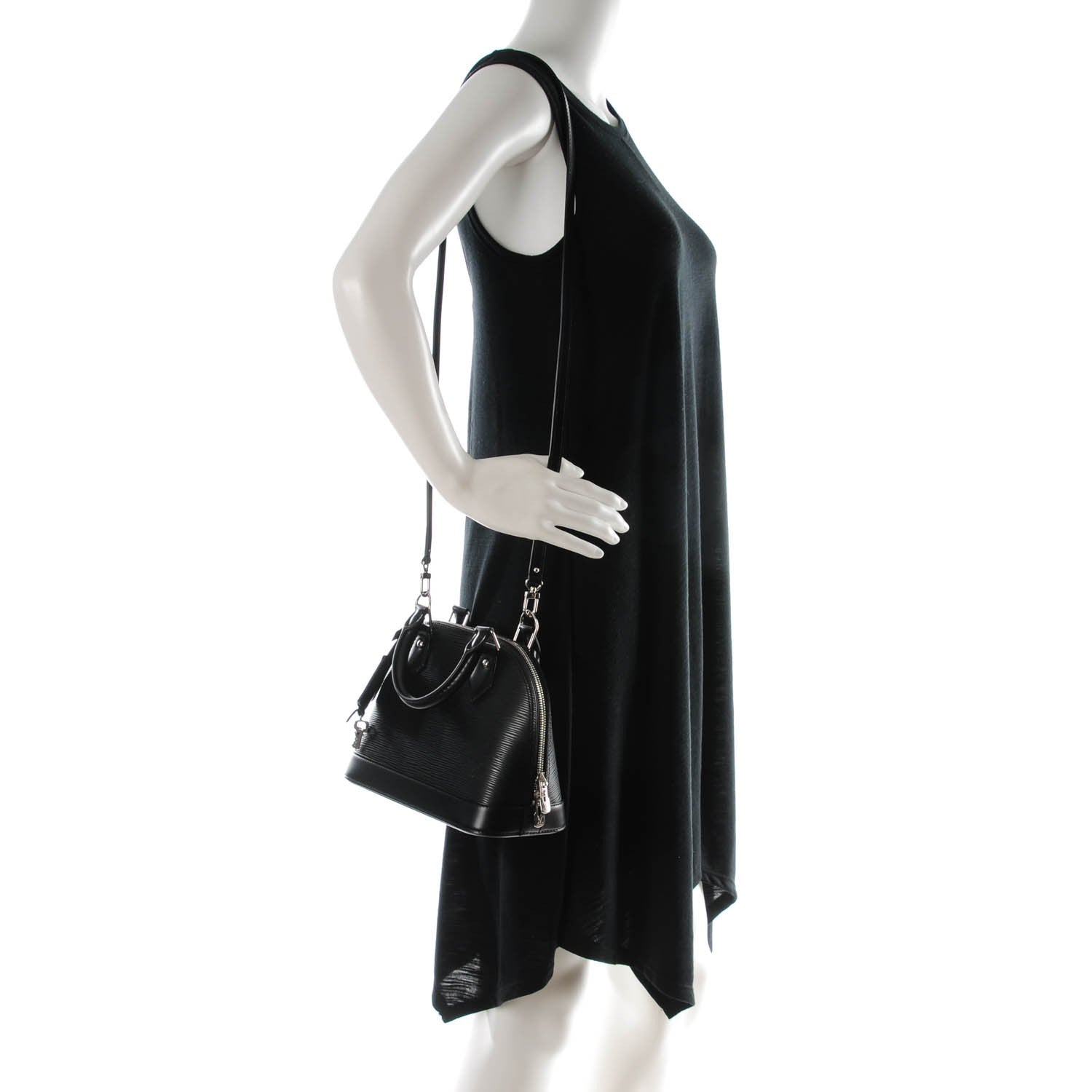 Louis Vuitton Epi Alma BB Black 2 of 7