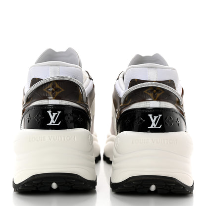 Louis Vuitton Monogram Calfskin Run 55 Sneakers 37.5 White 5 of 11